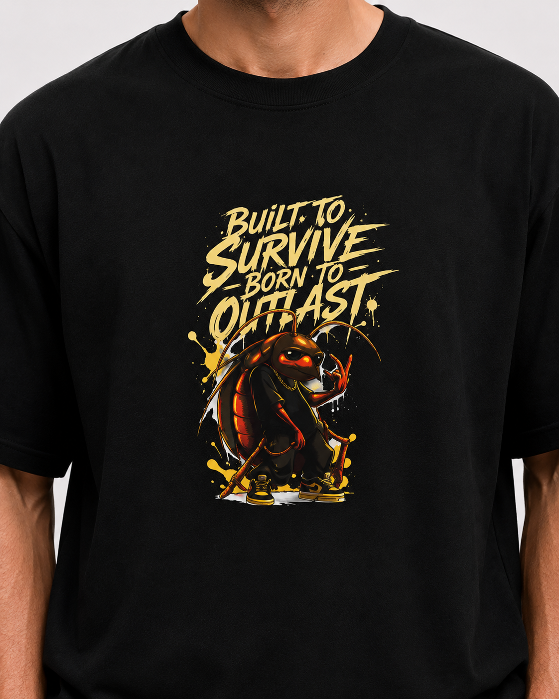BUILT TO SURVIVE Oversized T-Shirt