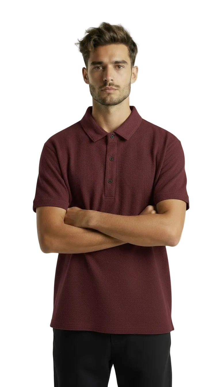 Structured Texture Polos