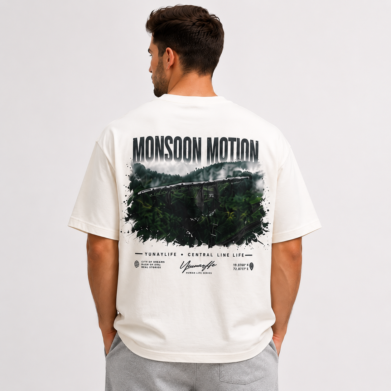 Monsoon Motion Oversized T-shirt