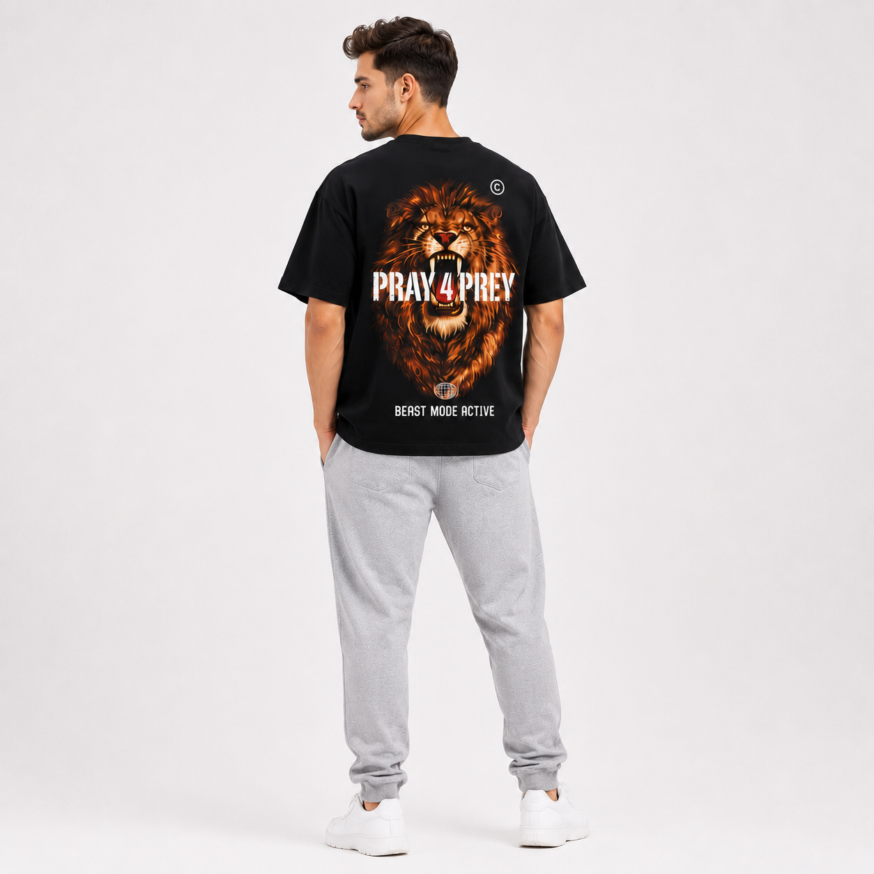 Pray For Prey Oversized T-shirt