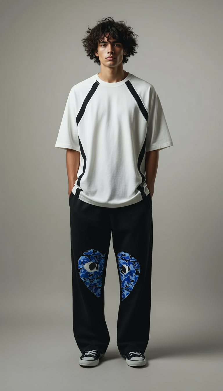 Printed Joggers