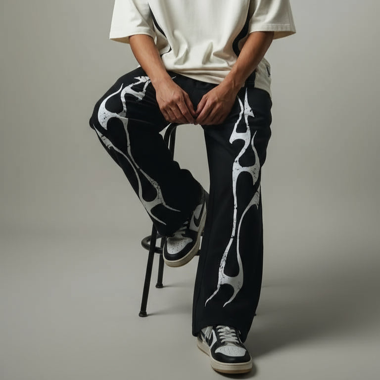 Printed Joggers
