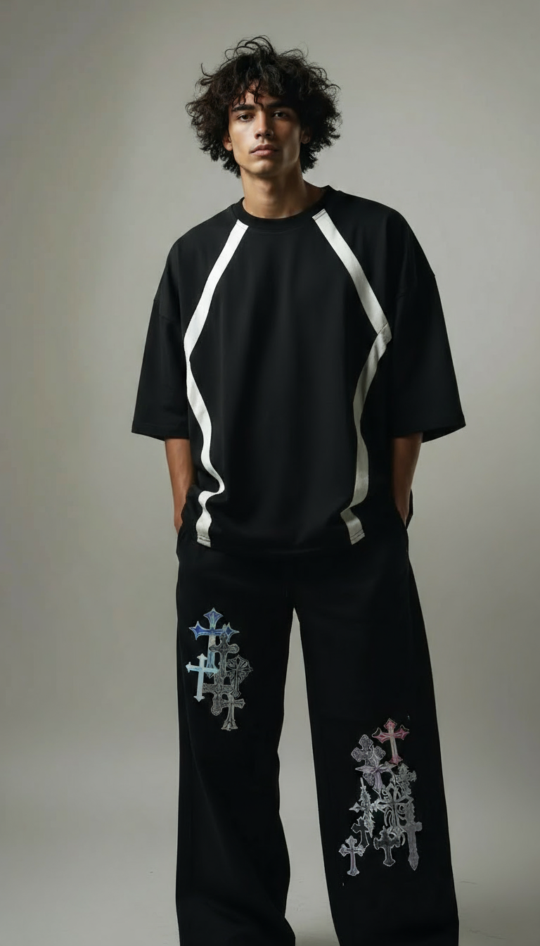 Printed Joggers