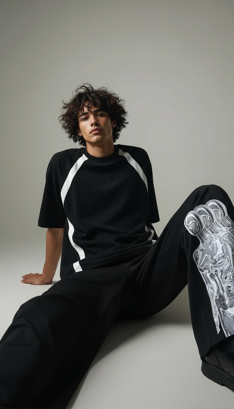 Printed Joggers
