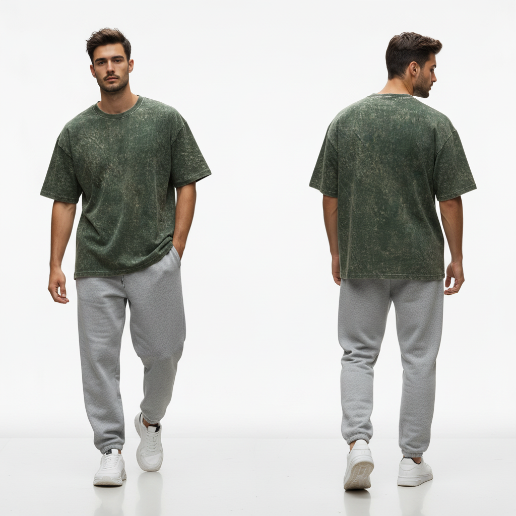 Acid Wash Oversized T-Shirt