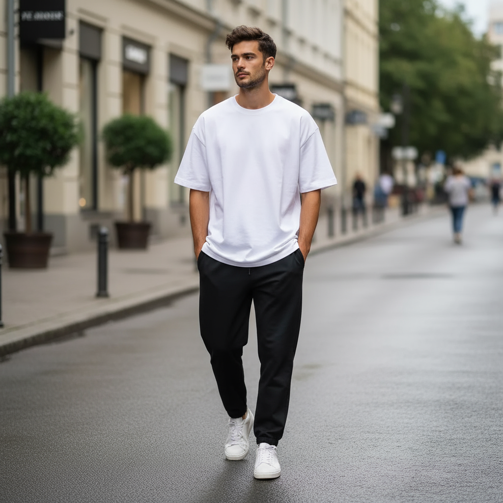 Classic White Graphic T-Shirt