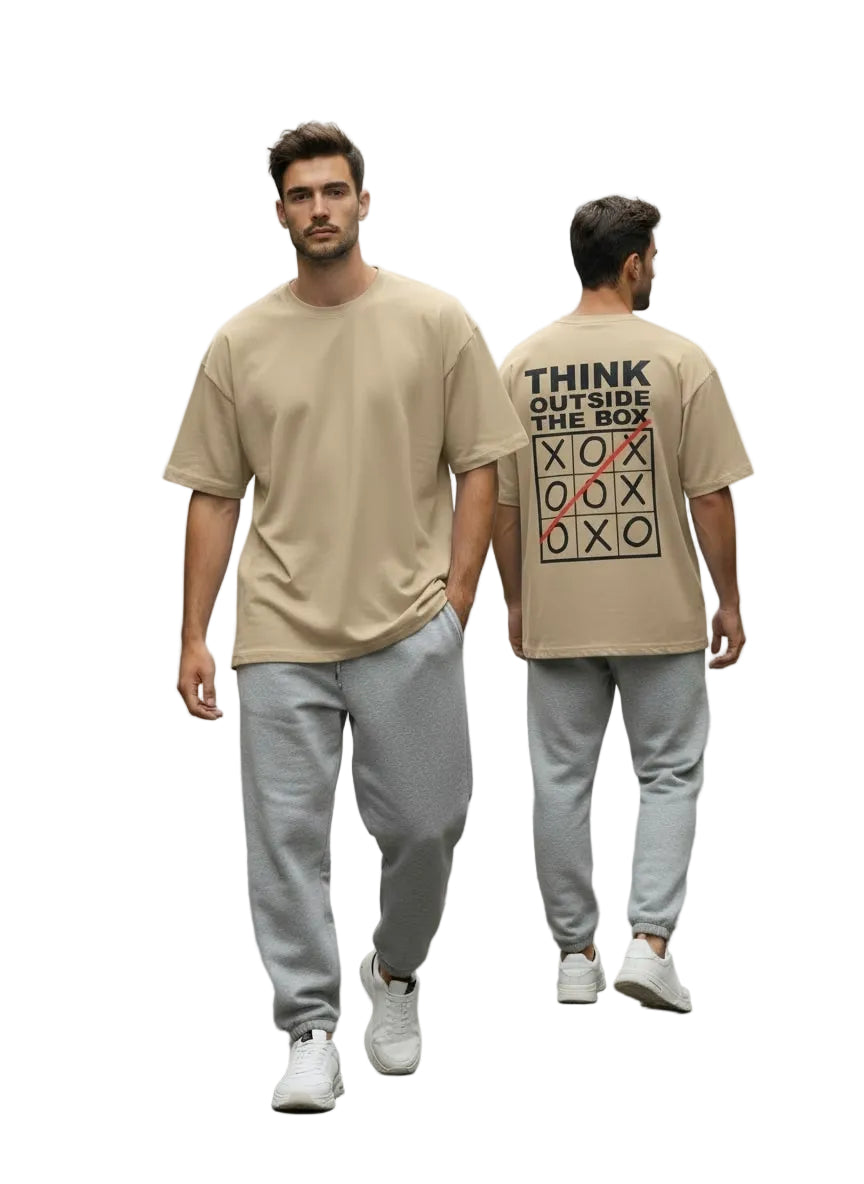 Think Oversized Printed T-Shirt