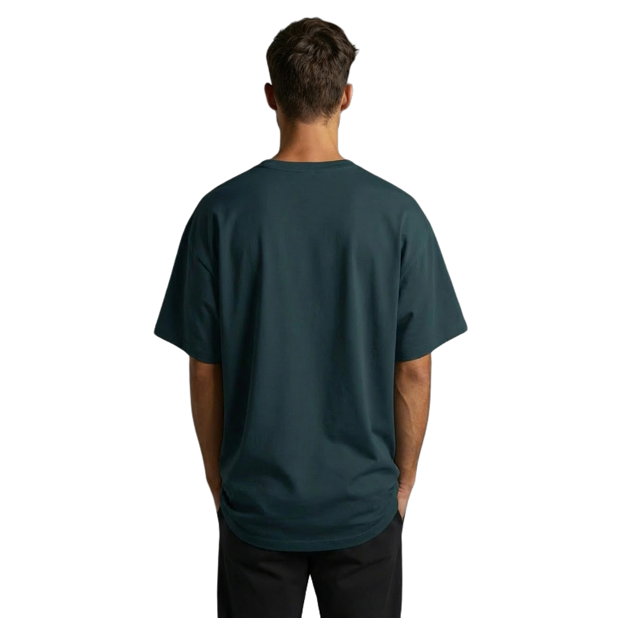 Dark Teal Blue Oversized T-Shirt