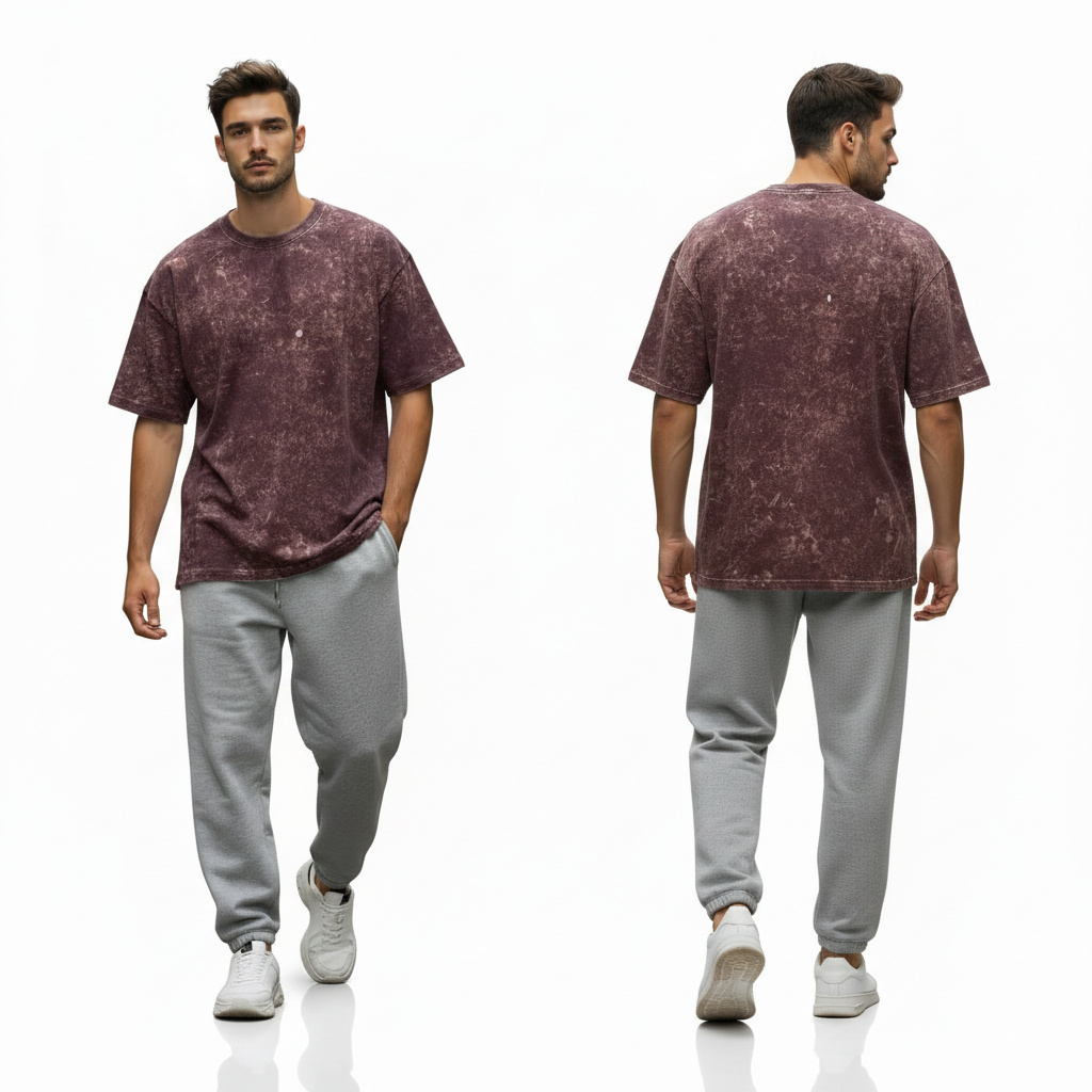 Acid Wash Oversized T-Shirt