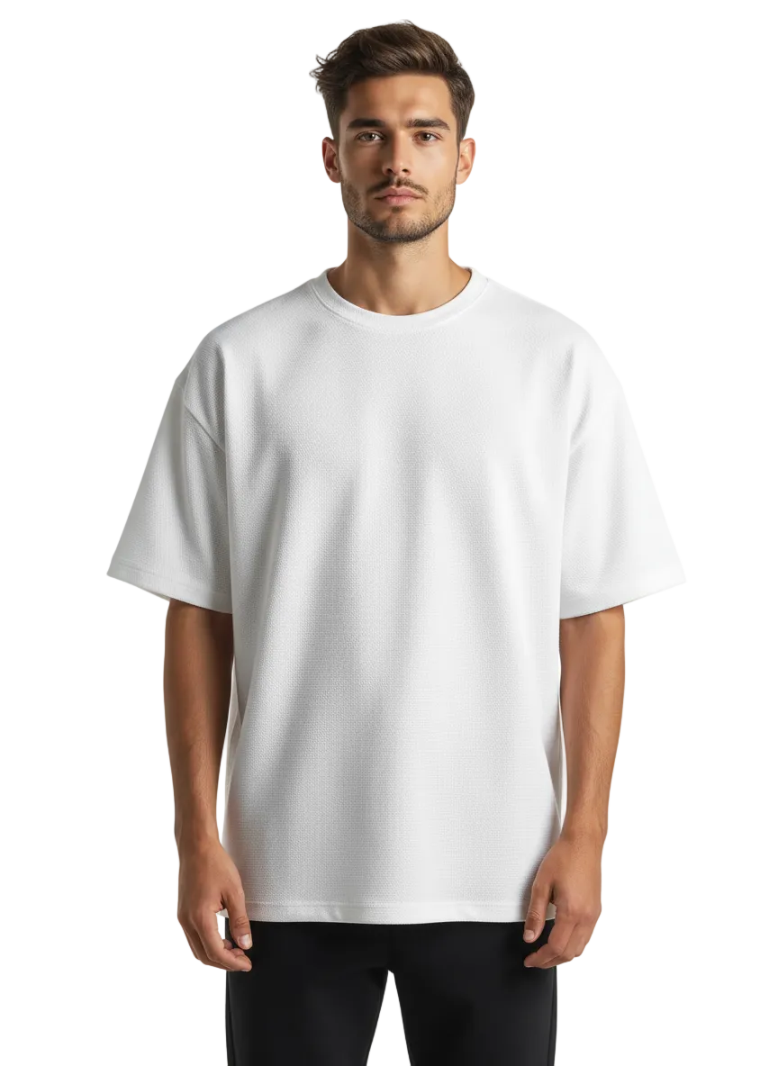 Textured Oversized Tee