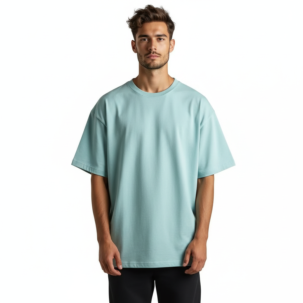 Smile Oversized Printed T-Shirt